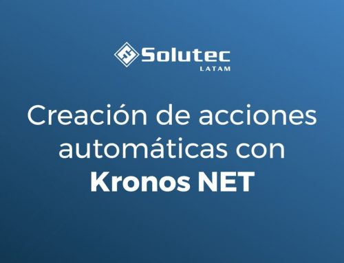 Creación de acciones automáticas con Kronos NET